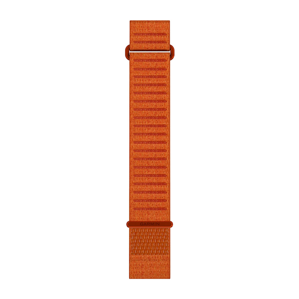 Pulseira Garmin QuickFit ® 22 mm Laranja ComfortFit - Tamanho Grande