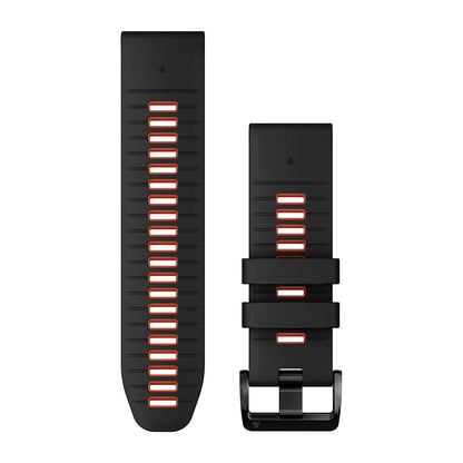 Pulseira Garmin QuickFit ® 26 Preto e Vermelho