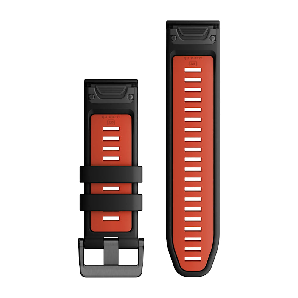 Pulseira Garmin QuickFit ® 26 Preto e Vermelho