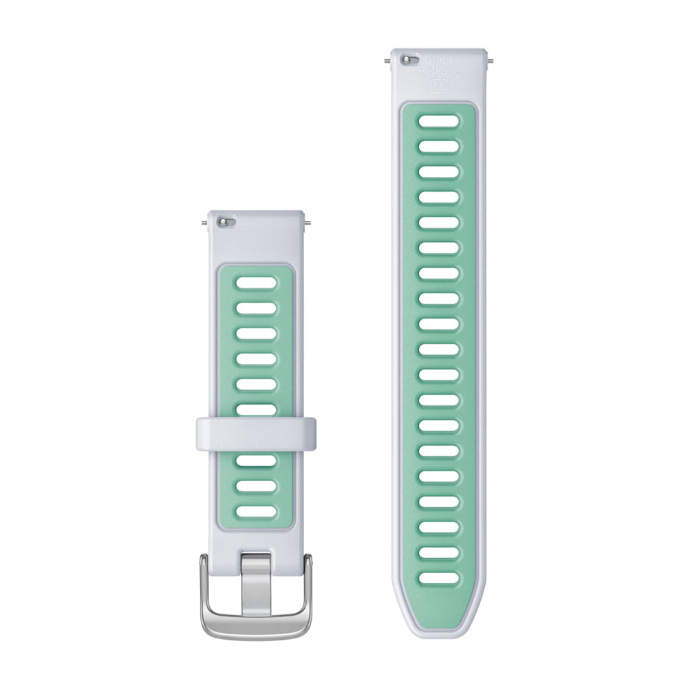 Pulseira Garmin Quick Release 18 mm Branco e Verde