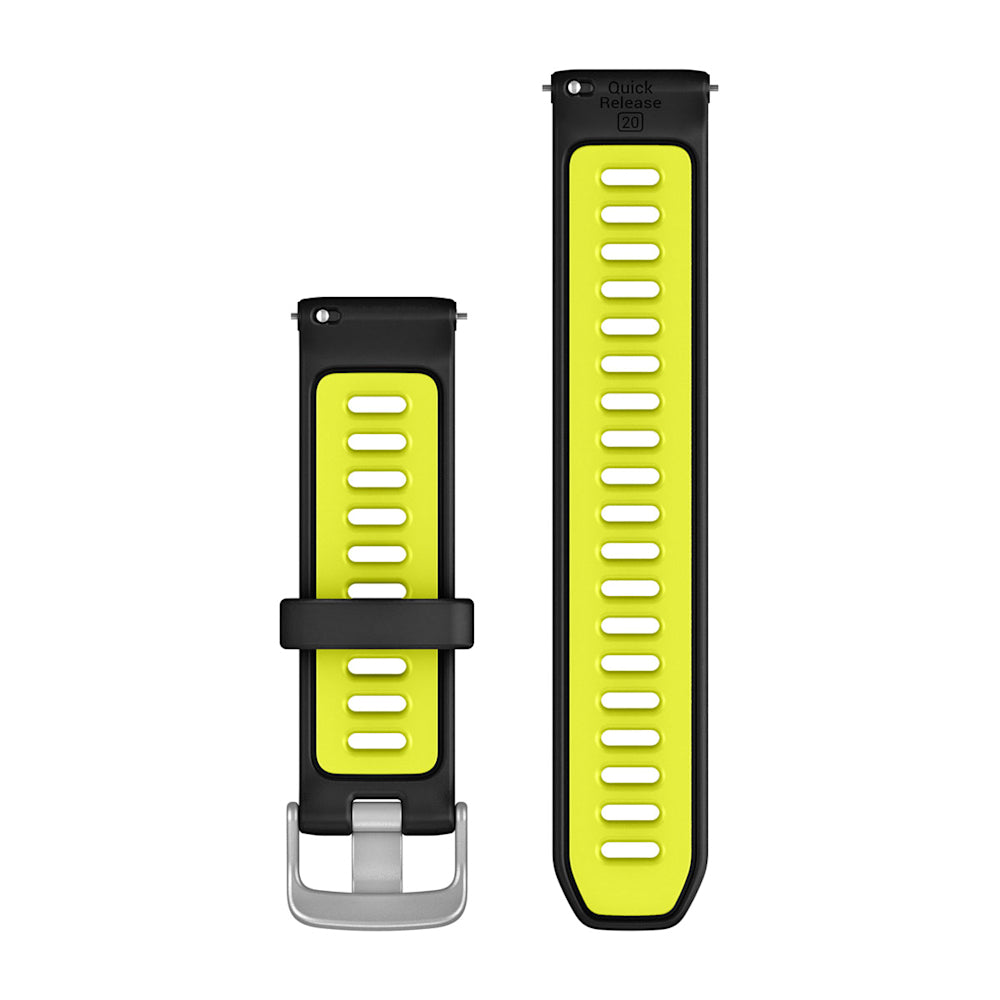 Pulseira Garmin Quick Release 20 mm Preto e Amarelo