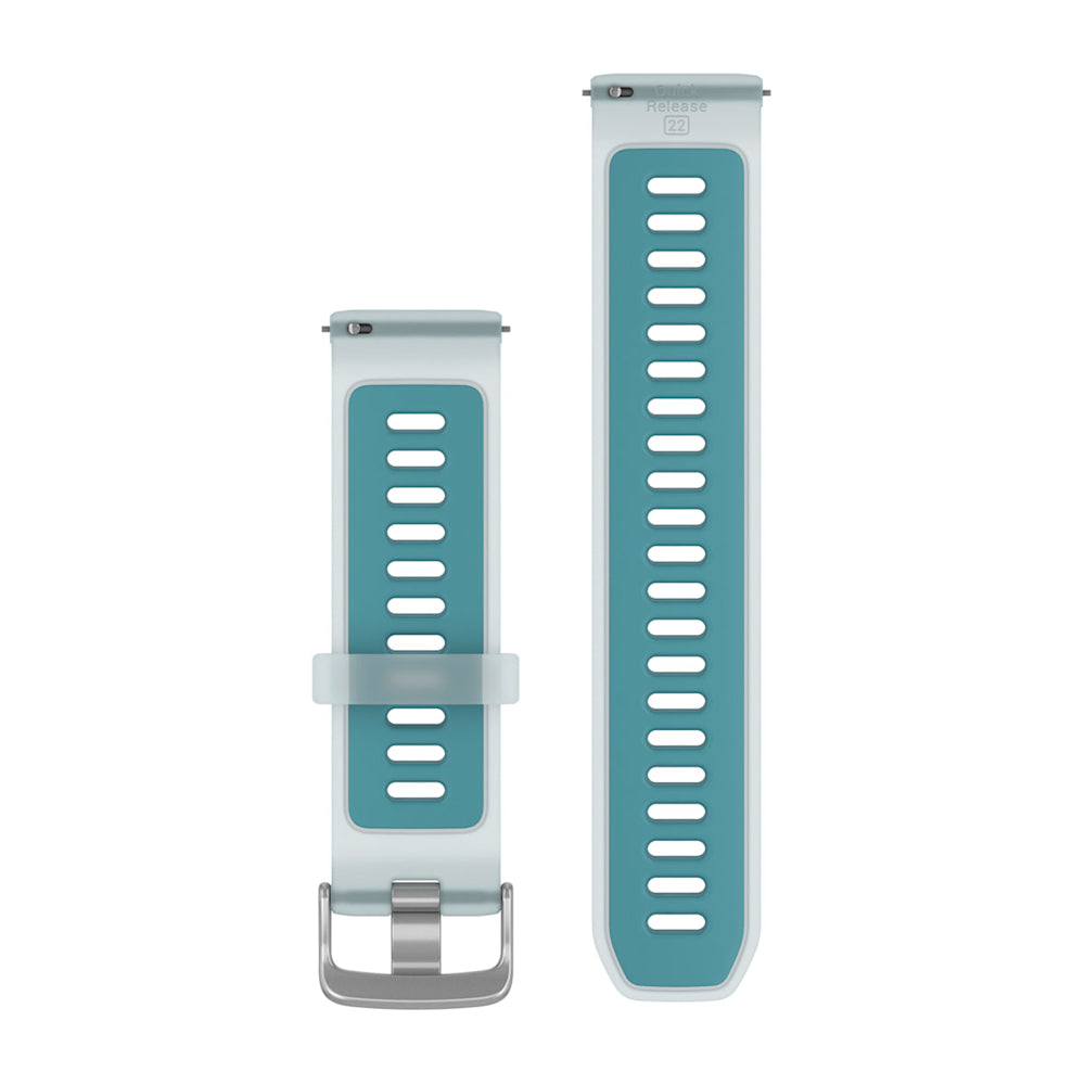 Pulseira Garmin Quick Release 22 mm Marfim e Turquesa