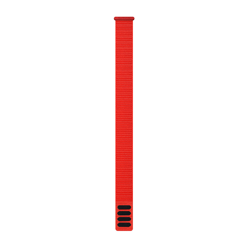 Pulseira Garmin UltraFit Nylon 22 mm Vermelho Chama