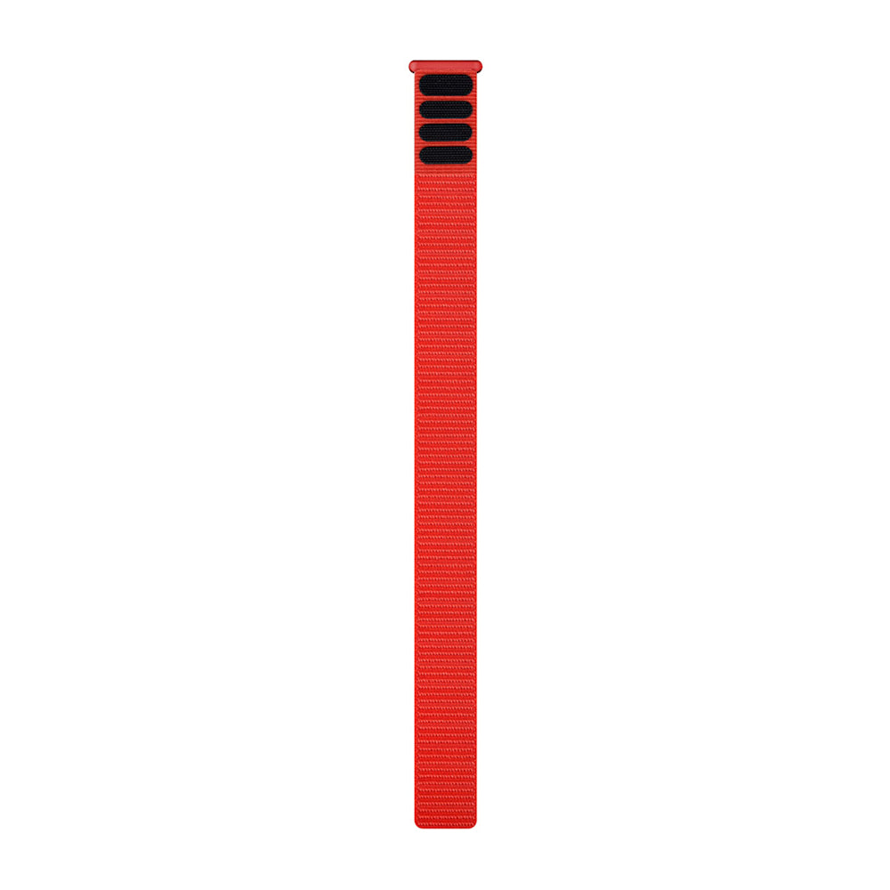 Pulseira Garmin UltraFit Nylon 22 mm Vermelho Chama