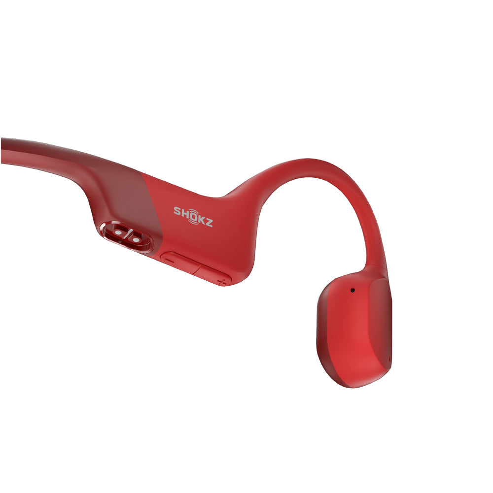 Fone de Condução Óssea Shokz OpenRun Vermelho