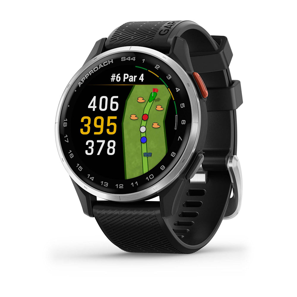 Garmin Approach S44 GPSウォッチ Relógio Garmin Approach ® S44 com Monitor Cardíaco de Pulso e GPS