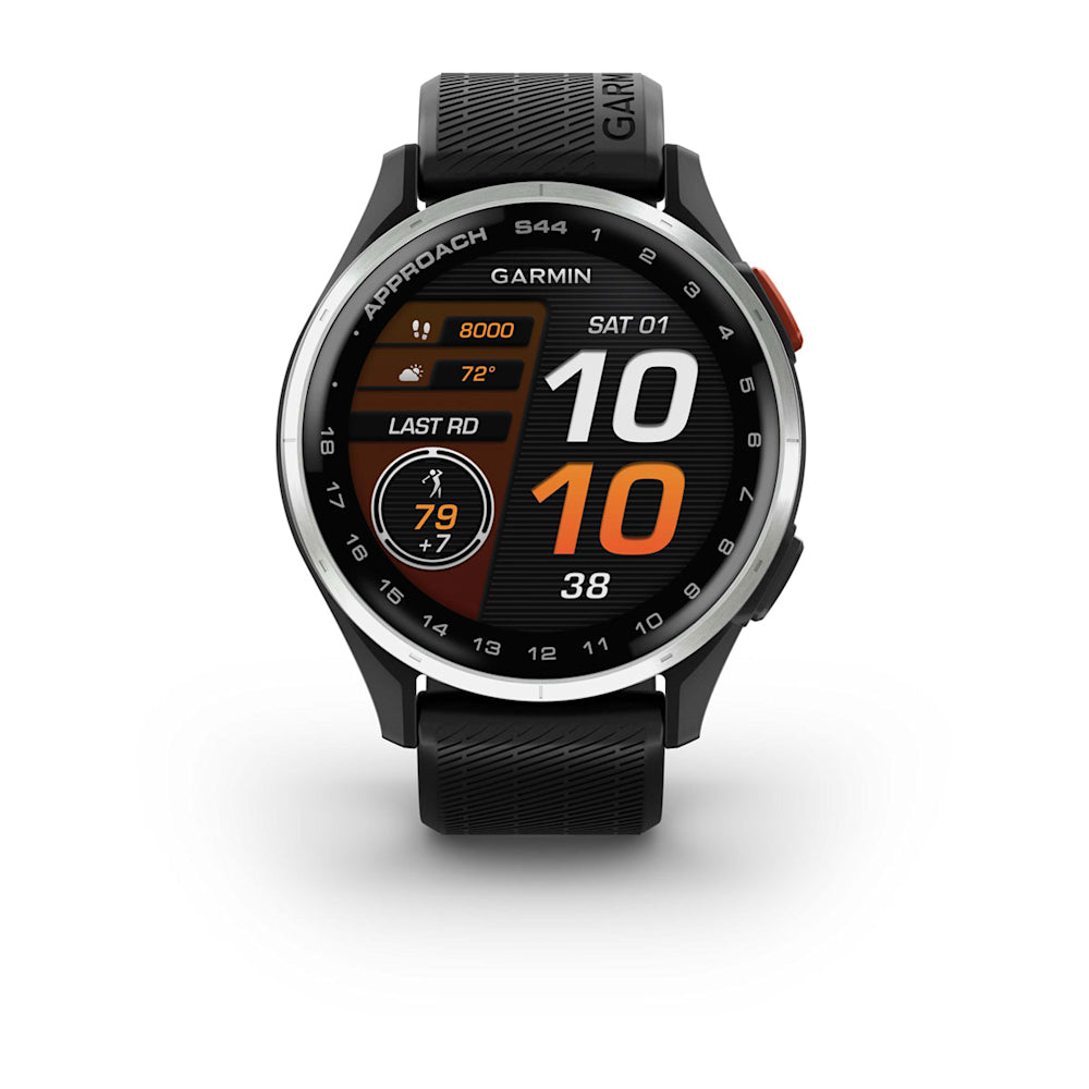 Relógio Garmin Approach ® S44 Prata e Preto