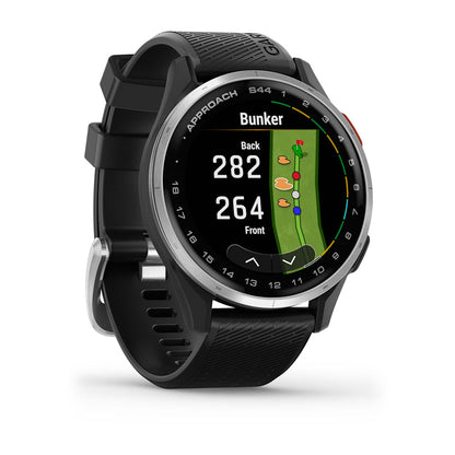 Relógio Garmin Approach ® S44 Prata e Preto
