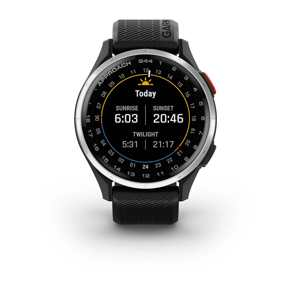 Relógio Garmin Approach ® S44 Prata e Preto