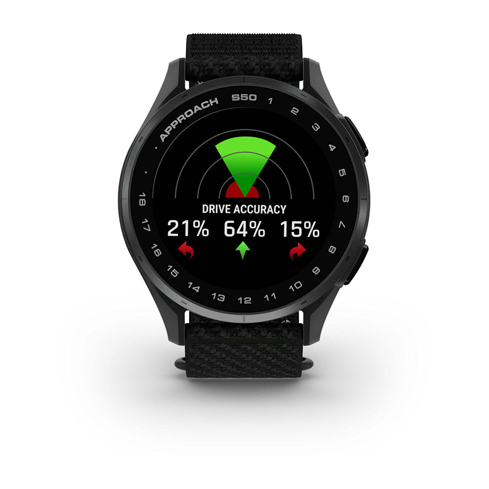 GARMIN APPROACH S50 GPSウォッチ Relógio Garmin Approach ® S50 com Monitor Cardíaco de Pulso e GPS