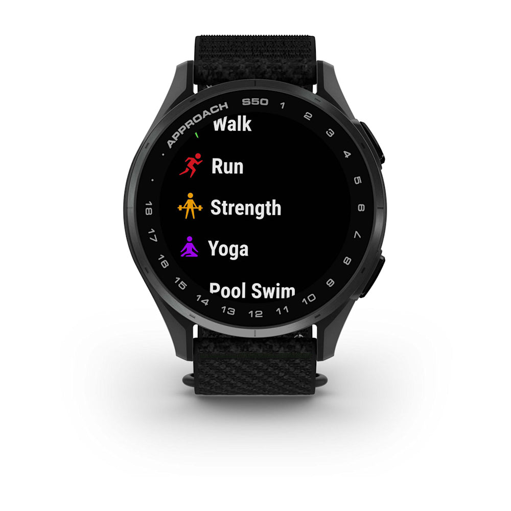 Relógio Garmin Approach ® S50 Ardósia e Preto
