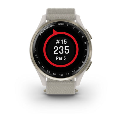 Relógio Garmin Approach ® S50 Dourado e Branco