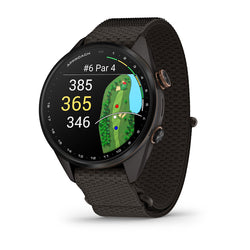 Relógio Garmin Approach ® S72 Titânio Cinza Carbono e Bronze - 43 mm