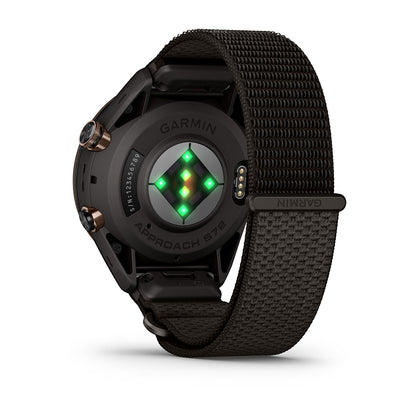 Relógio Garmin Approach ® S72 Titânio Cinza Carbono e Bronze - 43 mm