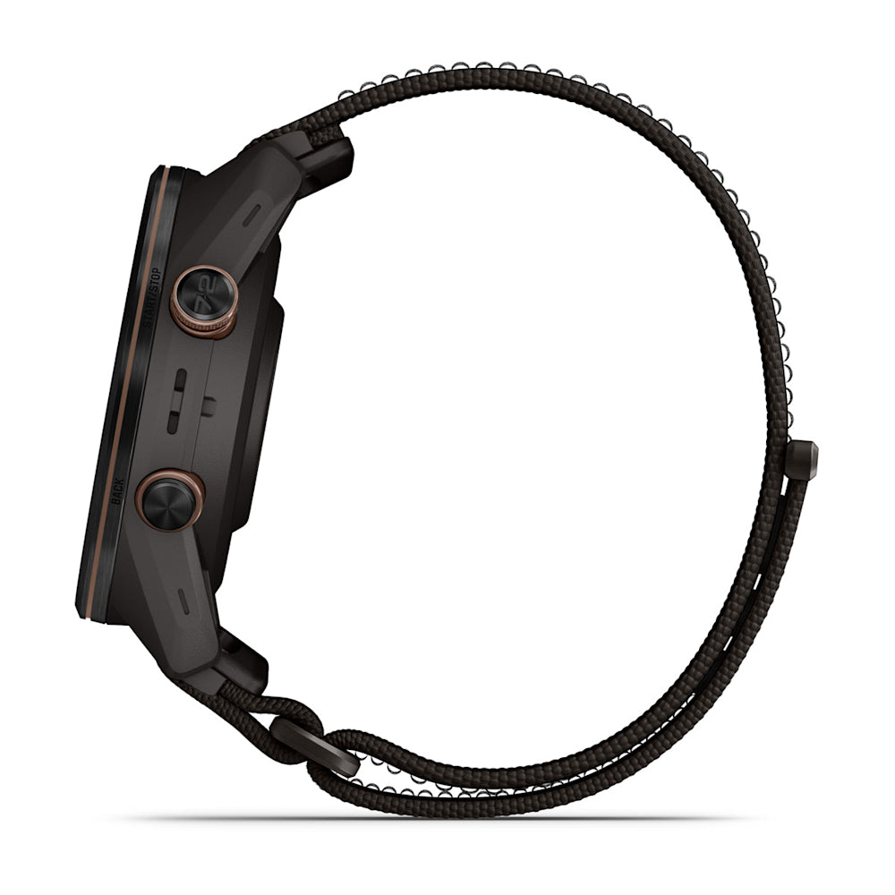 Relógio Garmin Approach ® S72 Titânio Cinza Carbono e Bronze - 43 mm