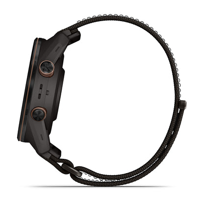 Relógio Garmin Approach ® S72 Titânio Cinza Carbono e Bronze - 43 mm