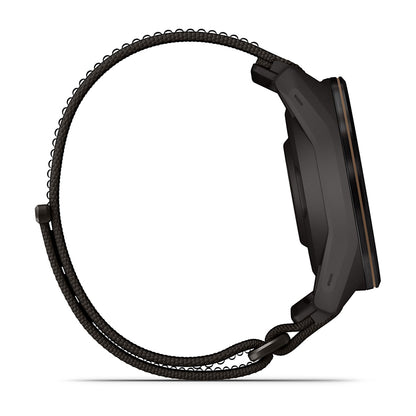 Relógio Garmin Approach ® S72 Titânio Cinza Carbono e Bronze - 43 mm