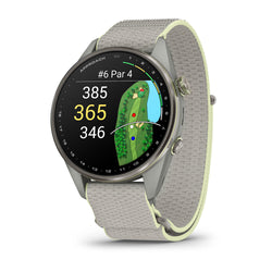 Relógio Garmin Approach ® S72 Titânio Cinza e Citron - 47 mm