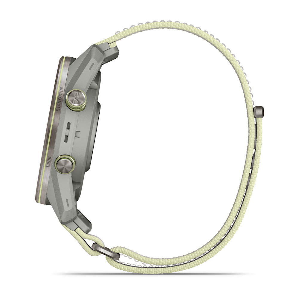 Relógio Garmin Approach ® S72 Titânio Cinza e Citron - 47 mm