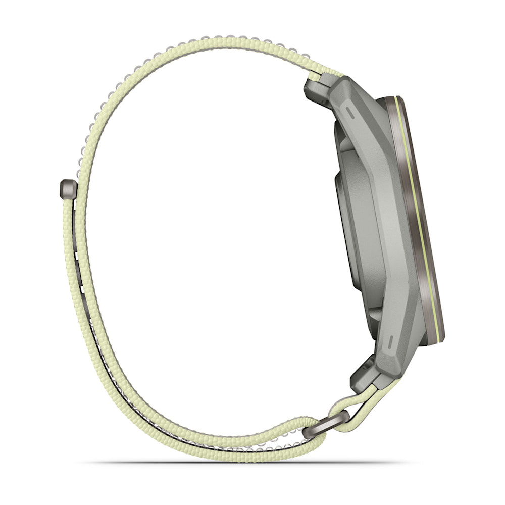 Relógio Garmin Approach ® S72 Titânio Cinza e Citron - 47 mm