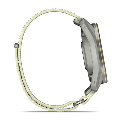 Relógio Garmin Approach ® S72 Titânio Cinza e Citron - 47 mm