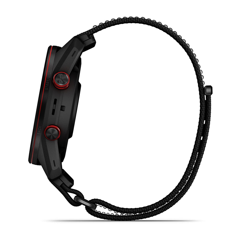 Relógio Garmin Approach ® S72 Titânio Preto e Vermelho - 47 mm