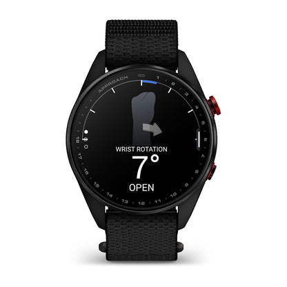 Relógio Garmin Approach ® S72 Titânio Preto e Vermelho - 47 mm
