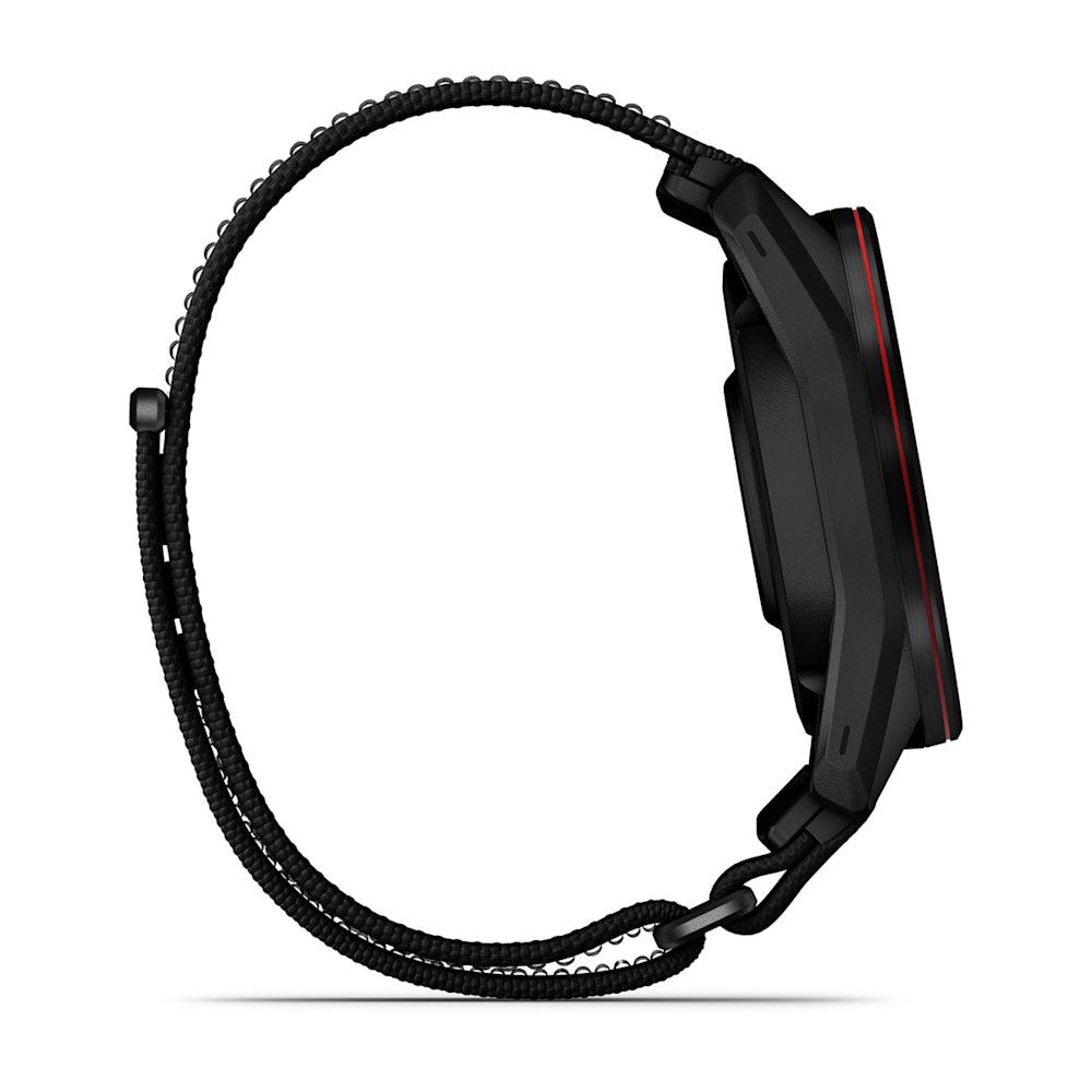 Relógio Garmin Approach ® S72 Titânio Preto e Vermelho - 47 mm