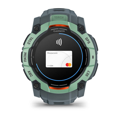 Relógio Garmin Instinct ® 3 AMOLED Neo Tropical e Cinza Crepúsculo - 50 mm