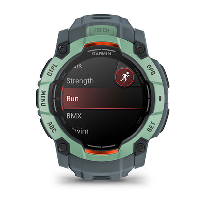 Relógio Garmin Instinct ® 3 AMOLED Neo Tropical e Cinza Crepúsculo - 50 mm