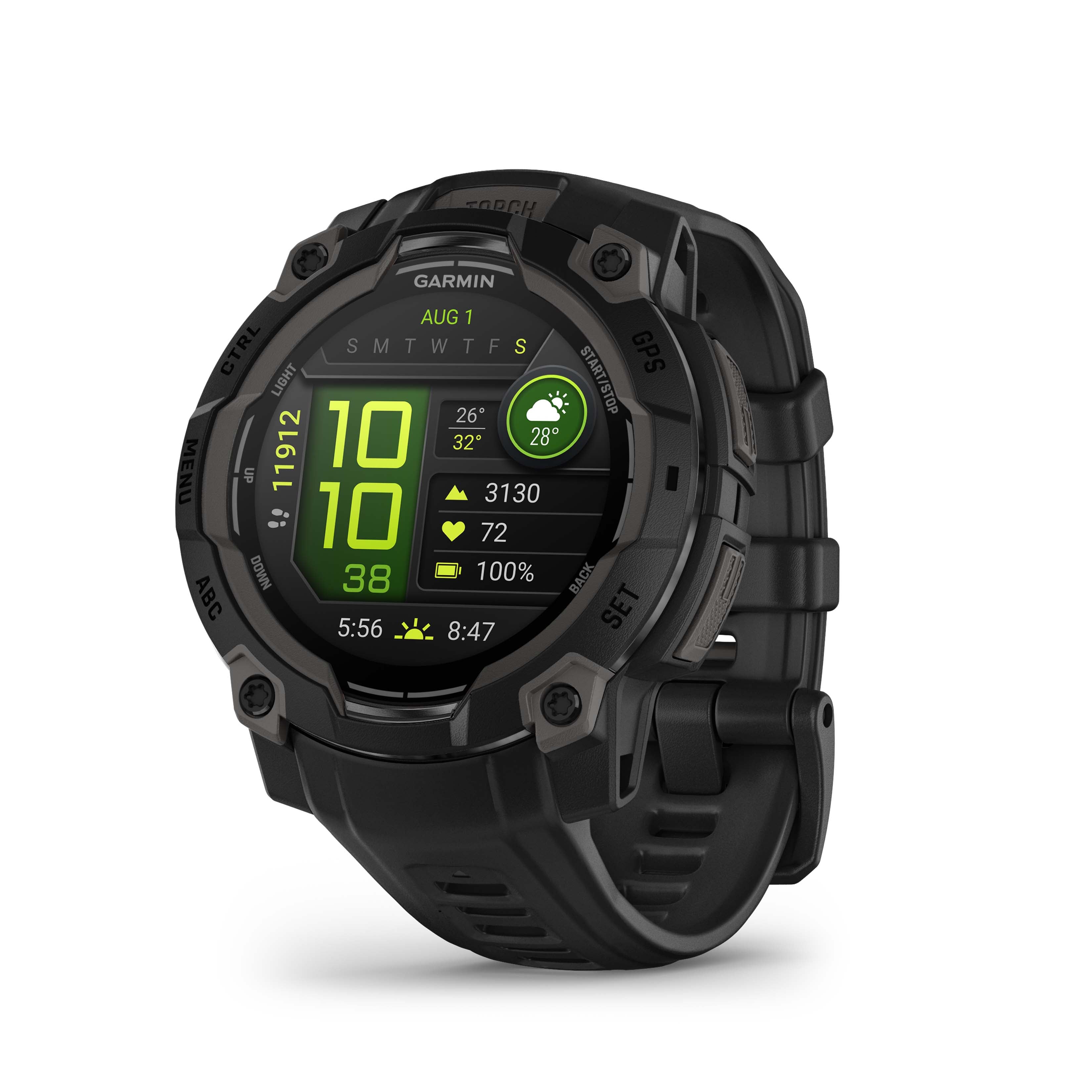 時計 Garmin INSTINCT 3 AMOLED 45mm Relógio Garmin Instinct ® 3 AMOLED com Monitor Cardíaco de Pulso e
