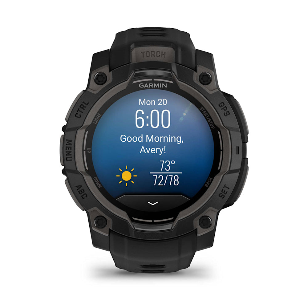Relógio Garmin Instinct ® 3 AMOLED Preto - 45 mm