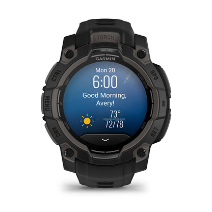 Relógio Garmin Instinct ® 3 AMOLED Preto - 45 mm