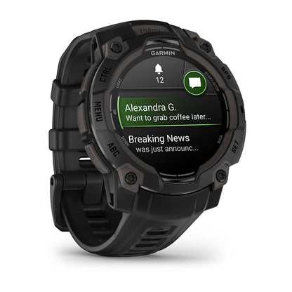Relógio Garmin Instinct ® 3 AMOLED Preto - 45 mm