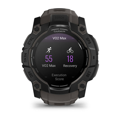 Relógio Garmin Instinct ® 3 AMOLED Preto e Grafite - 50 mm