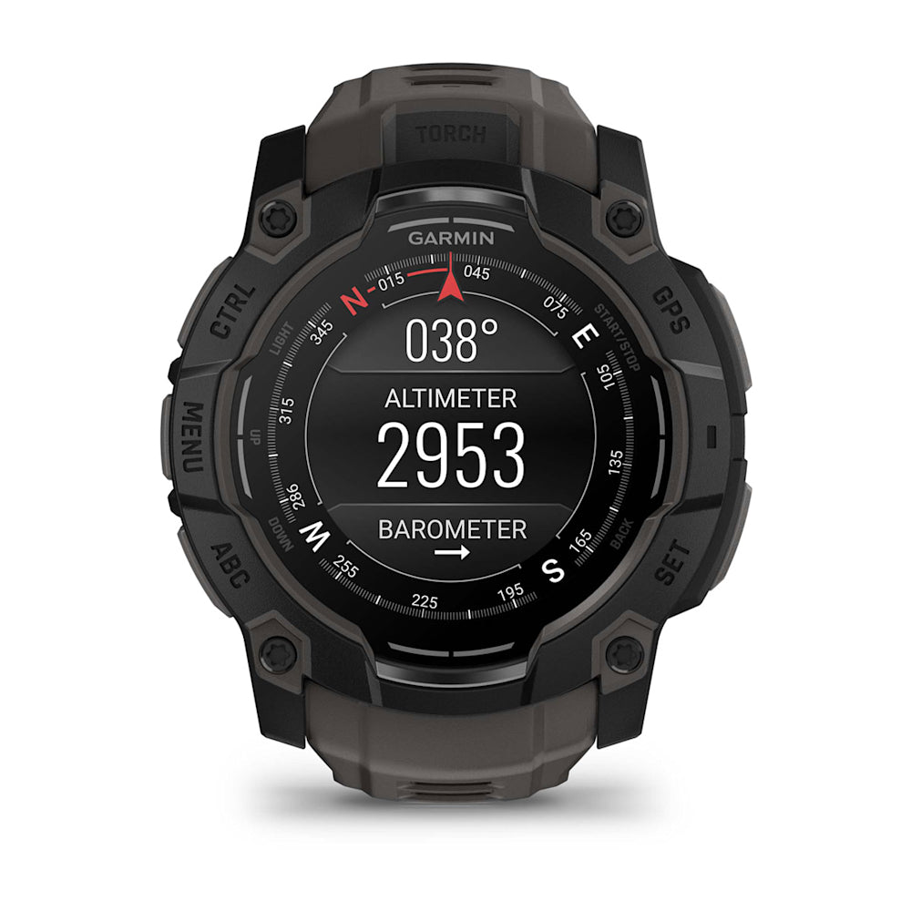 Relógio Garmin Instinct ® 3 AMOLED Preto e Grafite - 50 mm