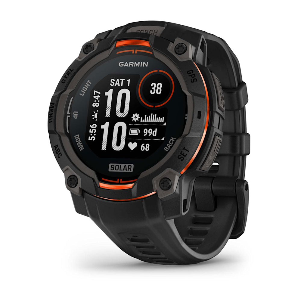 Relógio Garmin Instinct ® 3 Solar Preto - 45 mm