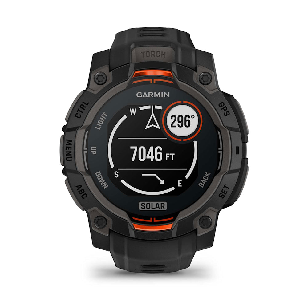 Relógio Garmin Instinct ® 3 Solar Preto - 45 mm