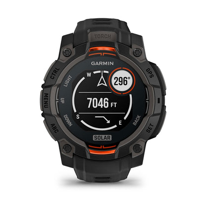 Relógio Garmin Instinct ® 3 Solar Preto - 45 mm