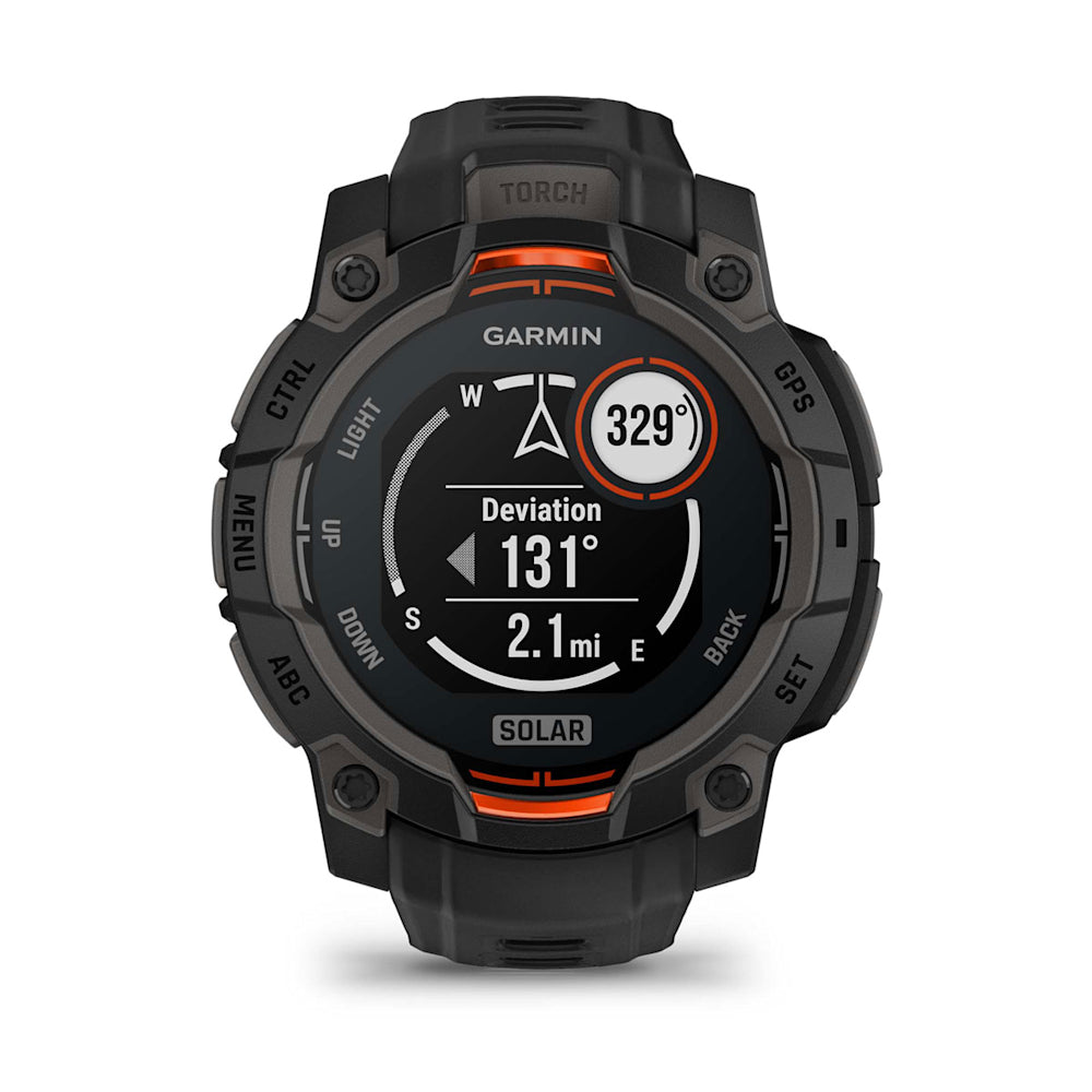 Relógio Garmin Instinct ® 3 Solar Preto - 45 mm