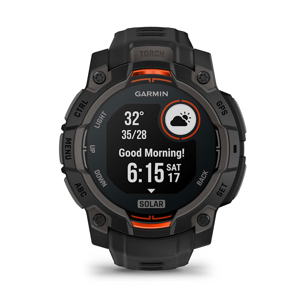 Relógio Garmin Instinct ® 3 Solar Preto - 45 mm
