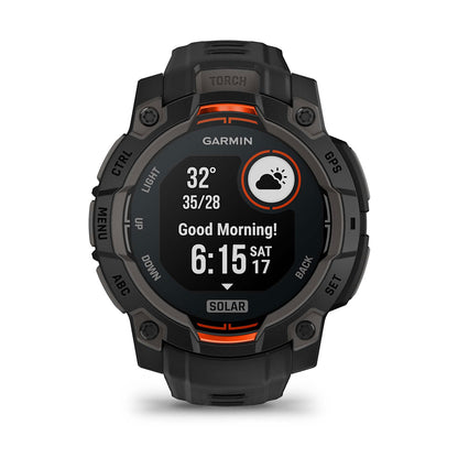 Relógio Garmin Instinct ® 3 Solar Preto - 45 mm