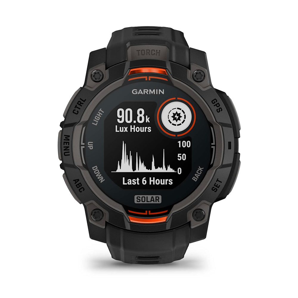 Relógio Garmin Instinct ® 3 Solar Preto - 45 mm