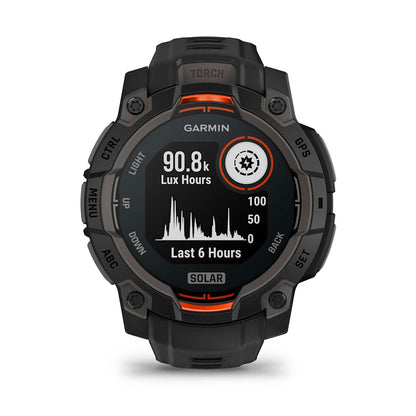 Relógio Garmin Instinct ® 3 Solar Preto - 45 mm