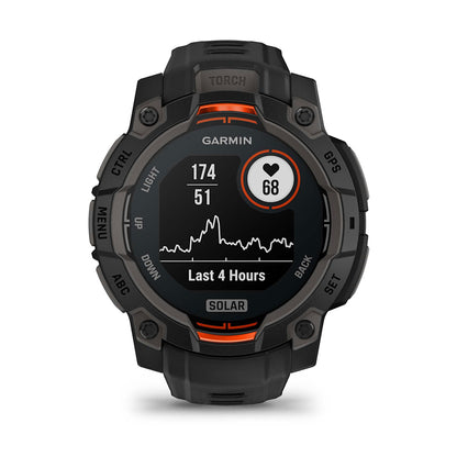 Relógio Garmin Instinct ® 3 Solar Preto - 45 mm