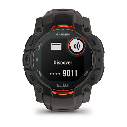 Relógio Garmin Instinct ® 3 Solar Preto e Grafite - 50 mm