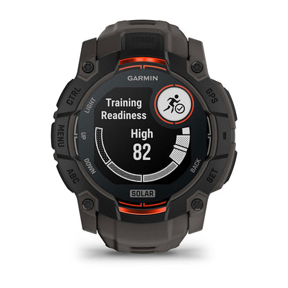 Relógio Garmin Instinct ® 3 Solar Preto e Grafite - 50 mm