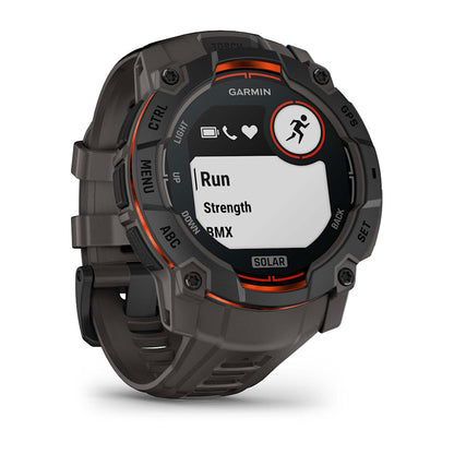 Relógio Garmin Instinct ® 3 Solar Preto e Grafite - 50 mm