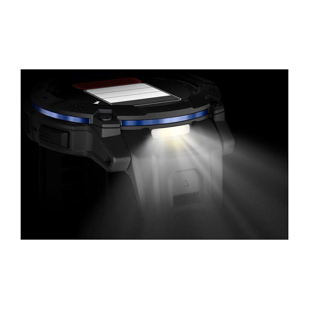 Relógio Garmin Instinct ® 3 Supernova AMOLED Preto e Azul - 50 mm