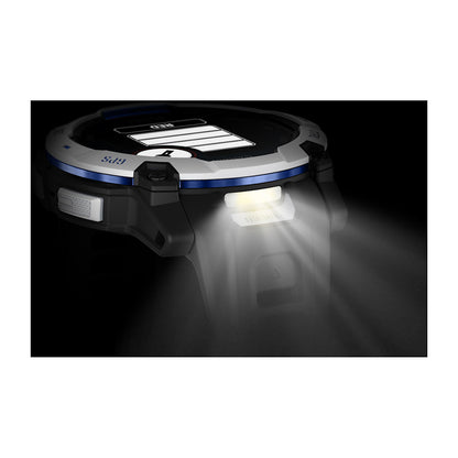 Relógio Garmin Instinct ® 3 Supernova Solar Branco/Azul/Preto - 50 mm